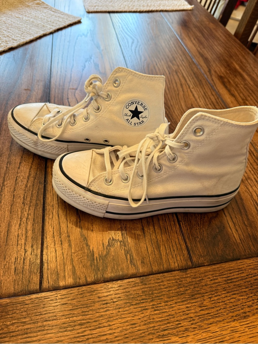 Converse Kids White High-Top Chuck Taylor All Star Sneakers